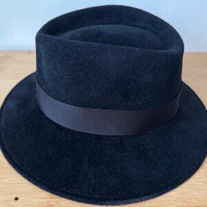 NWT Louise Greene Black Ladies' Fedora